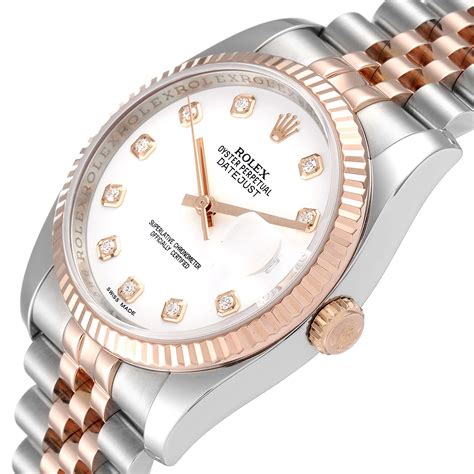 rolex datejust rose gold and steel 36mm|rolex datejust 36mm price.